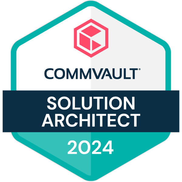 Commvault Solution Architect - CVSA24
